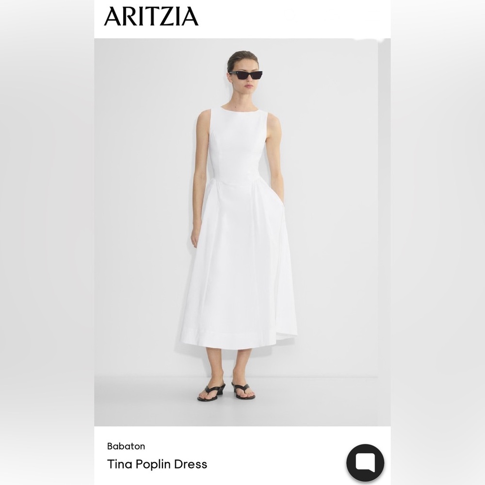 ARITZIA Babaton Tina Poplin Dress size 8